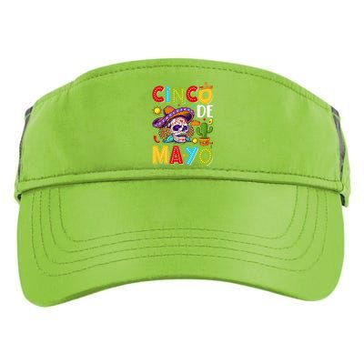 Cinco De Mayo Mexican Fiesta Squad 5 De Mayo For Mexican Gift Adult Drive Performance Visor