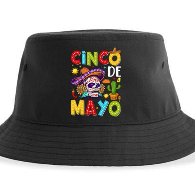 Cinco De Mayo Mexican Fiesta Squad 5 De Mayo For Mexican Gift Sustainable Bucket Hat