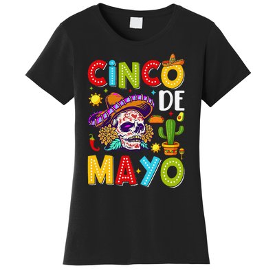 Cinco De Mayo Mexican Fiesta Squad 5 De Mayo For Mexican Gift Women's T-Shirt