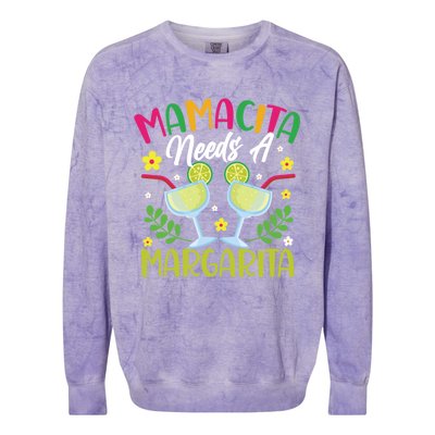 Cinco De Mayo Nacho Average Mamacita Margarita Gift Colorblast Crewneck Sweatshirt