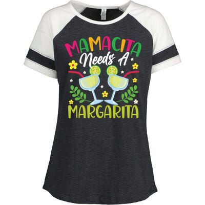 Cinco De Mayo Nacho Average Mamacita Margarita Gift Enza Ladies Jersey Colorblock Tee