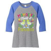 Cinco De Mayo Nacho Average Mamacita Margarita Gift Women's Tri-Blend 3/4-Sleeve Raglan Shirt