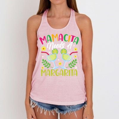 Cinco De Mayo Nacho Average Mamacita Margarita Gift Women's Knotted Racerback Tank