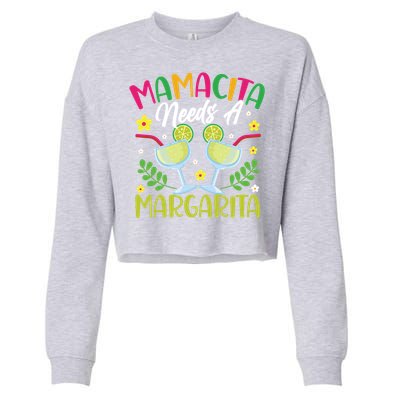 Cinco De Mayo Nacho Average Mamacita Margarita Gift Cropped Pullover Crew