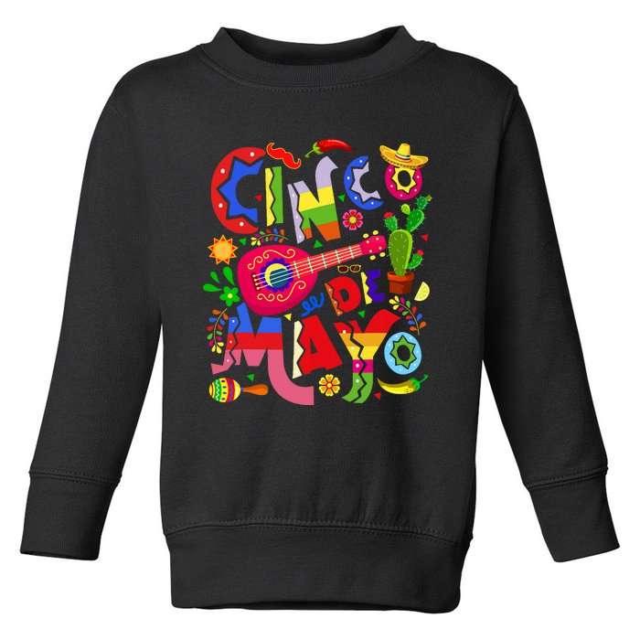 Cinco De Mayo Mexican Fiesta 5 De Mayo Toddler Sweatshirt