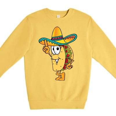 Cinco De Mayo Taco Premium Crewneck Sweatshirt