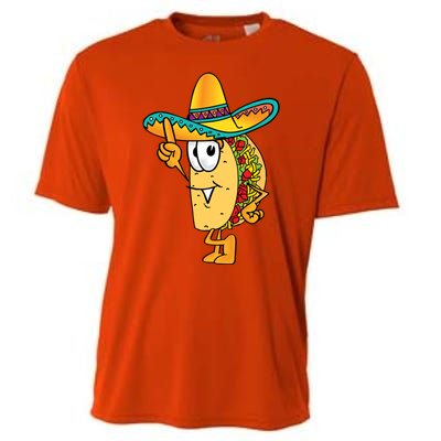 Cinco De Mayo Taco Cooling Performance Crew T-Shirt