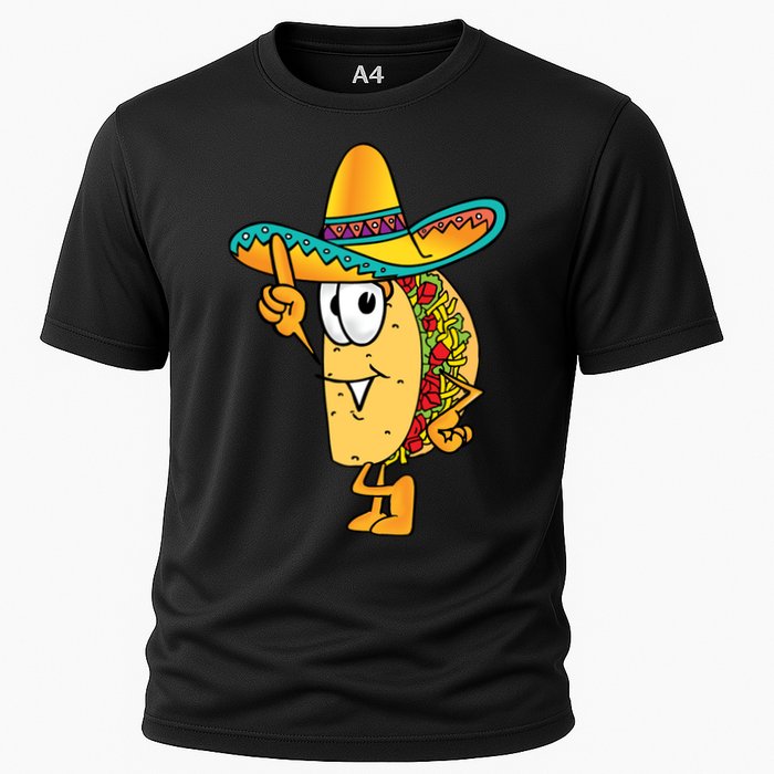 Cinco De Mayo Taco Cooling Performance Crew T-Shirt