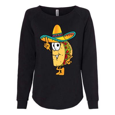 Cinco De Mayo Taco Womens California Wash Sweatshirt