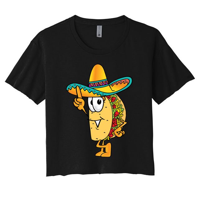 Cinco De Mayo Taco Crop Top