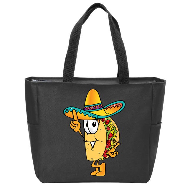 Cinco De Mayo Taco Zip Tote Bag