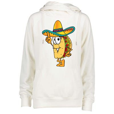 Cinco De Mayo Taco Womens Funnel Neck Pullover Hood