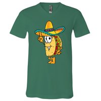 Cinco De Mayo Taco V-Neck T-Shirt