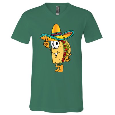 Cinco De Mayo Taco V-Neck T-Shirt