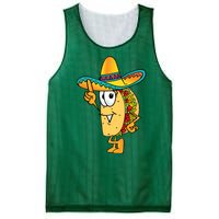 Cinco De Mayo Taco Mesh Reversible Basketball Jersey Tank