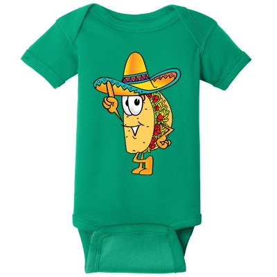 Cinco De Mayo Taco Baby Bodysuit