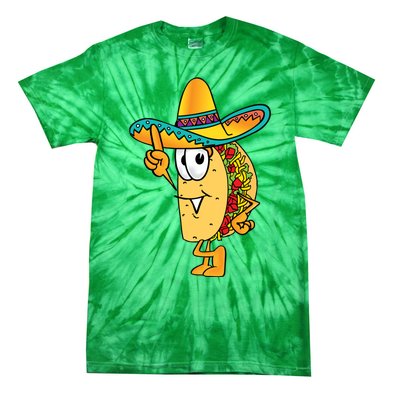 Cinco De Mayo Taco Tie-Dye T-Shirt