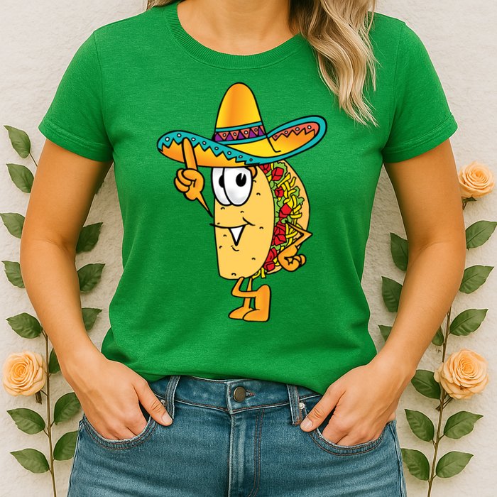 Cinco De Mayo Taco Womens T-Shirt
