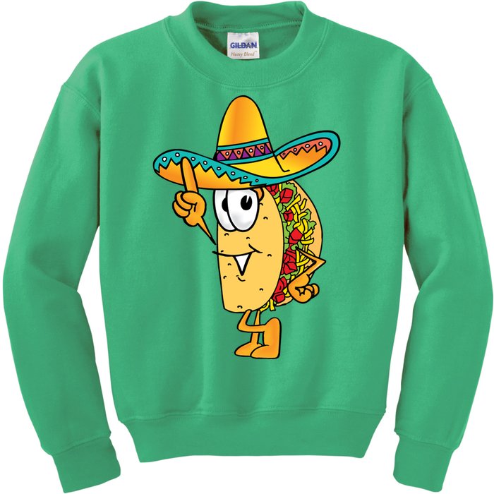 Cinco De Mayo Taco Kids Sweatshirt