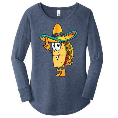 Cinco De Mayo Taco Women's Perfect Tri Tunic Long Sleeve Shirt