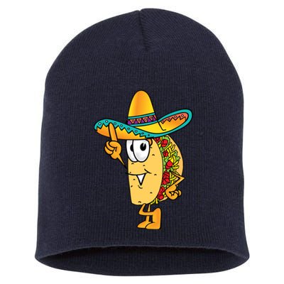 Cinco De Mayo Taco Short Acrylic Beanie