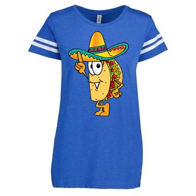 Cinco De Mayo Taco Enza Ladies Jersey Football T-Shirt