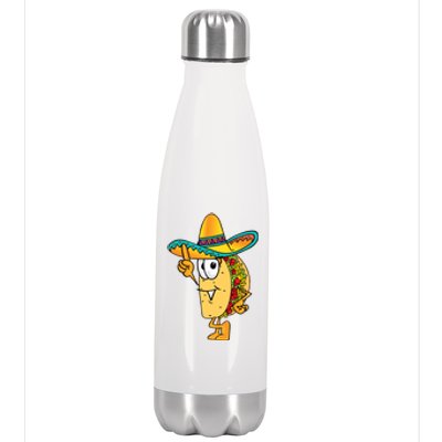 Cinco De Mayo Taco Stainless Steel Insulated Water Bottle