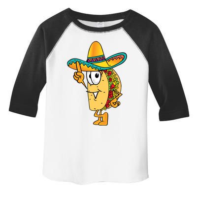 Cinco De Mayo Taco Toddler Fine Jersey T-Shirt