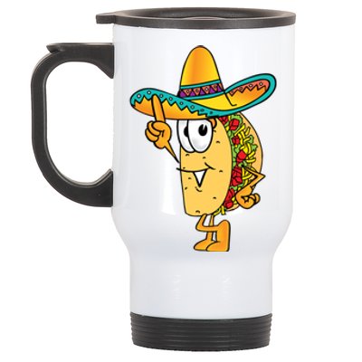 Cinco De Mayo Taco Stainless Steel Travel Mug