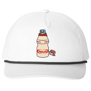 Cute Dinobean Milk Beverage Yogurt Yakult Bibi Keet Snapback Five-Panel Rope Hat