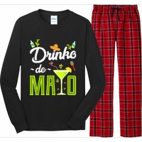 Cinco De Mayo Drinko De Mayo Fiesta Mexican Party Long Sleeve Pajama Set