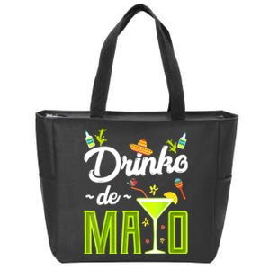 Cinco De Mayo Drinko De Mayo Fiesta Mexican Party Zip Tote Bag