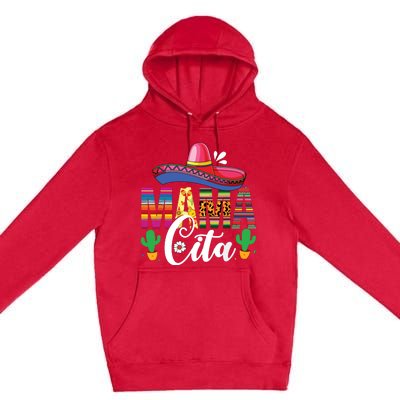 Cinco De Mayo Mamacita Flower Mama Cita Mexican Gift Premium Pullover Hoodie