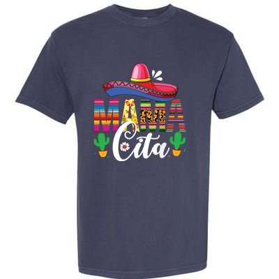 Cinco De Mayo Mamacita Flower Mama Cita Mexican Gift Garment-Dyed Heavyweight T-Shirt