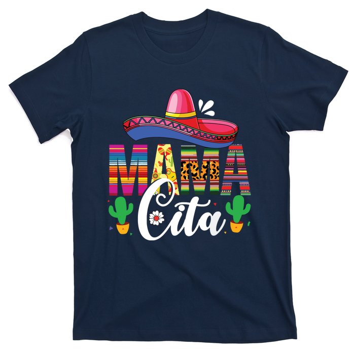 Cinco De Mayo Mamacita Flower Mama Cita Mexican Gift T-Shirt