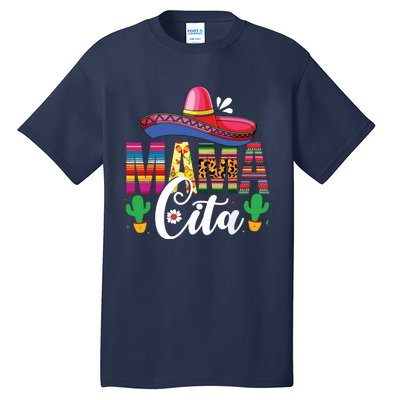 Cinco De Mayo Mamacita Flower Mama Cita Mexican Gift Tall T-Shirt