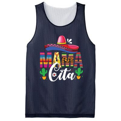 Cinco De Mayo Mamacita Flower Mama Cita Mexican Gift Mesh Reversible Basketball Jersey Tank