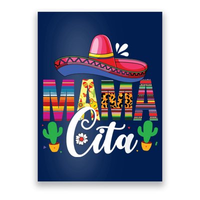 Cinco De Mayo Mamacita Flower Mama Cita Mexican Gift Poster