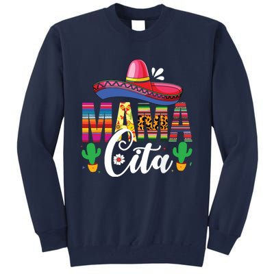 Cinco De Mayo Mamacita Flower Mama Cita Mexican Gift Tall Sweatshirt