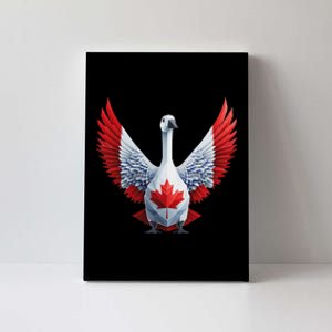 Canada Day Maple Leaf Bird Design Canvas