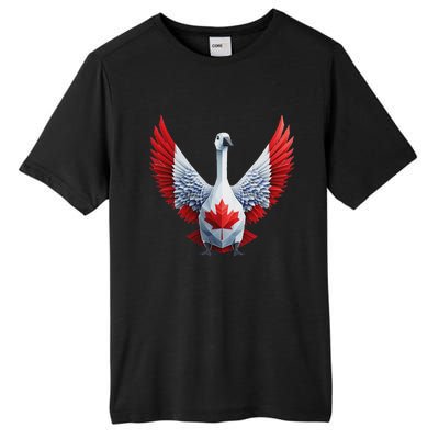 Canada Day Maple Leaf Bird Design Tall Fusion ChromaSoft Performance T-Shirt