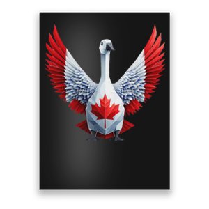 Canada Day Maple Leaf Bird Design Poster