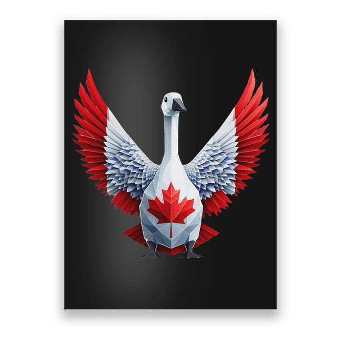 Canada Day Maple Leaf Bird Design Poster