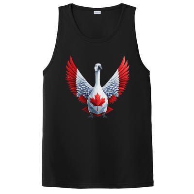 Canada Day Maple Leaf Bird Design PosiCharge Competitor Tank