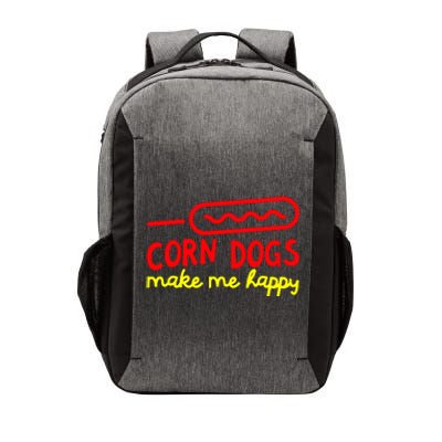 Corn Dogs Make Me Happy Vector Backpack