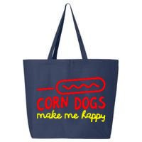 Corn Dogs Make Me Happy 25L Jumbo Tote