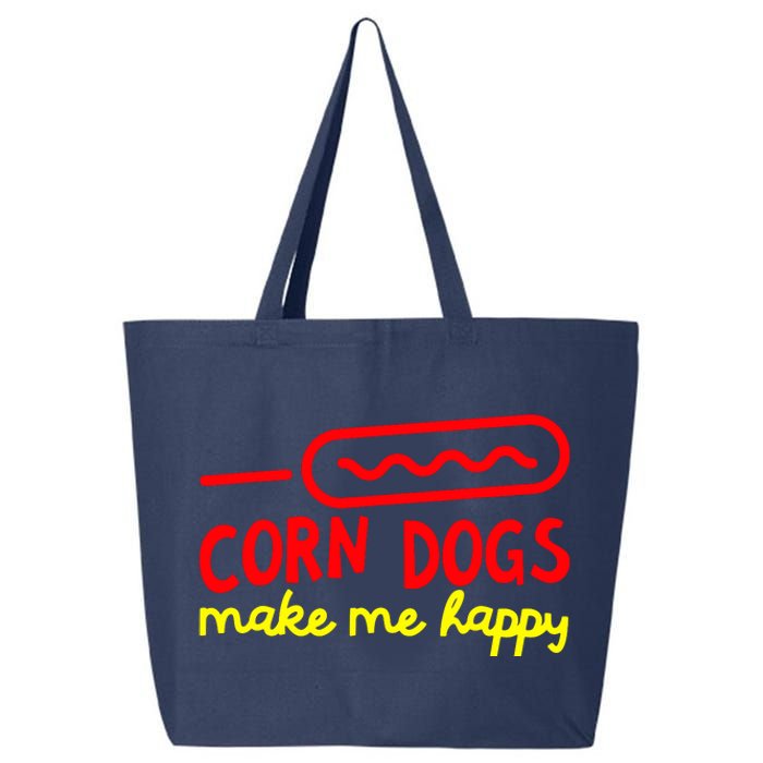 Corn Dogs Make Me Happy 25L Jumbo Tote