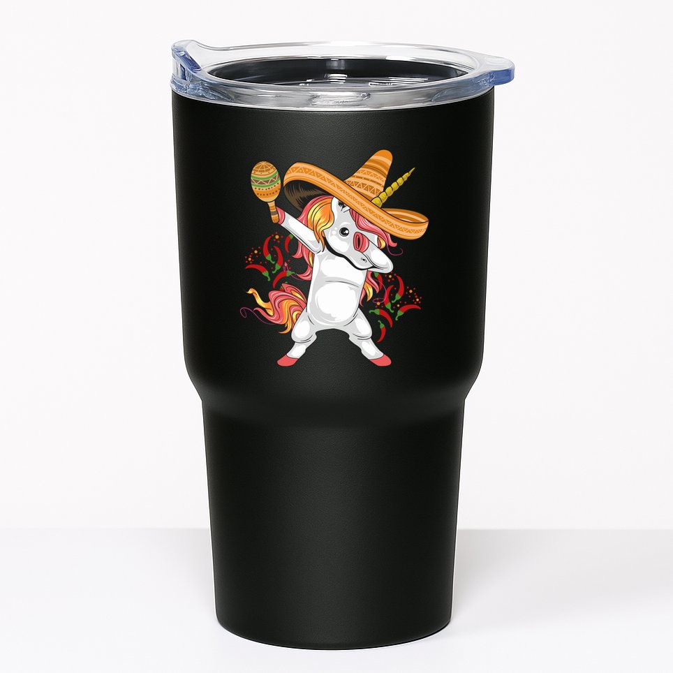 Cinco De Mayo Unicorn Fiesta Tumbler
