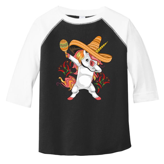 Cinco De Mayo Unicorn Fiesta Toddler Fine Jersey T-Shirt
