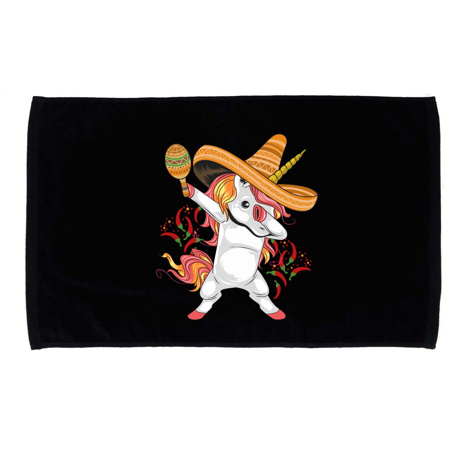 Cinco De Mayo Unicorn Fiesta Microfiber Hand Towel